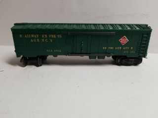 Vintage Lionel O Gauge Railway Express Agency Refrigerated Box Car 6572
