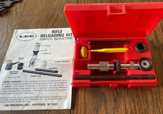 Lee Rifle Reloading Kit 1978 Complete Vintage