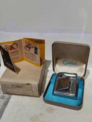 Vintage Colibri Monopol Petrol Lighter Boxed
