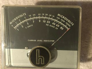 Vintage Hallicrafters Sx - 100 Carrier Level Indicator S - Meter
