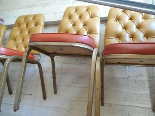 Chromodern Chair Co.  Los Angeles Vtg Set Of 4 Dining Chairs Mid Century Modern
