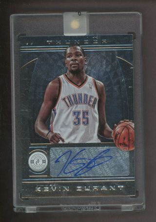 2013 - 14 Panini Totally Certified Kevin Durant Signed Auto Oklahoma City Thunder