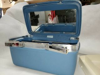 VINTAGE SAMSONITE TRAIN CASE - ROYAL MONTBELLO II - WITH tray and key 2