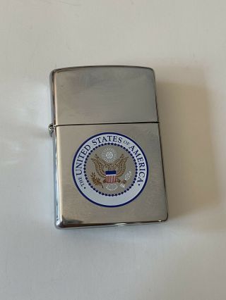 Vintage 1996 Zippo Lighter United States Of America Official Seal