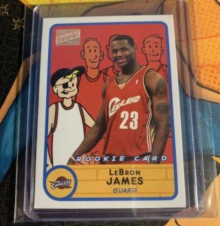 Lebron James 2003 - 04 Topps Bazooka Rookie Card Rc 276 Cleveland Cavaliers Psa??