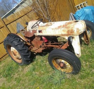 Ford Tractor 8n (no Engine) Chassis Assembly Great Rear Tires