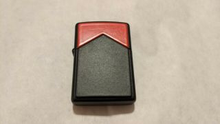 Vintage Marlboro Red Roof Zippo Cigarette Black Lighter