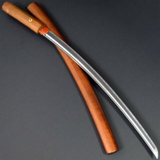 Authentic Nihonto Japanese Samurai Sword Wakizashi W/shirasaya Antique Bo - Hi Nr