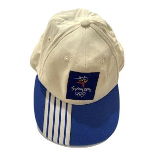 Vintage Acme Sydney 2000 Olympics Official Merchandise Hat Off - White Blue
