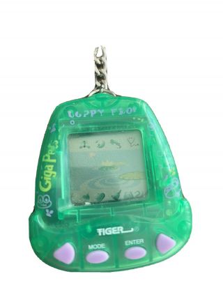 1997 Floppy Frog Giga Pet Tiger Electronics Vintage Virtual Pet