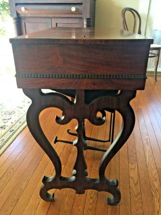 Antique Melodeon Rosewood Pump Organ 1800 ' s Plays Beautifully 3