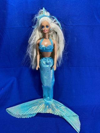 1991 Mermaid Barbie Doll 1434 Mattel Rainbow Hair Vintage Barbie - No Box
