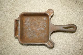 Griswold Square Cast Iron Ash Tray 770 W/ Matchbook Holder