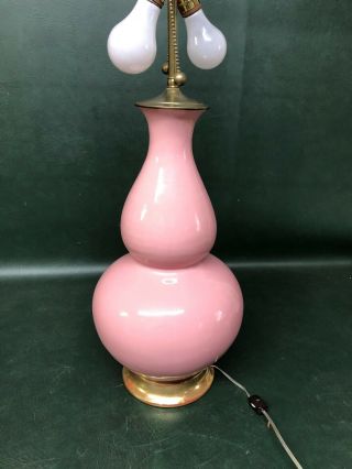 Fine Christopher Spitzmiller York City Aurora Lamp In Shell Pink