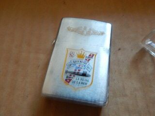 Vintage Zippo " Nscs Honor Company " Us Military Cigarette Lighter