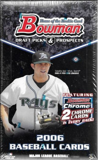 2006 Bowman Draft Picks And Prospects Baseball Hobby Box