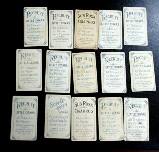 1909 T59 Flags of All Nations Tobacco Card 15 COUNTRY FLAGS CAPITALS CITIES I 2