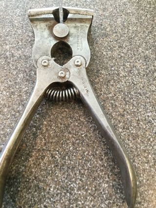 Vintage Starrett No.  1 5 ½ " Wire Cutters Nippers Machinist Tool