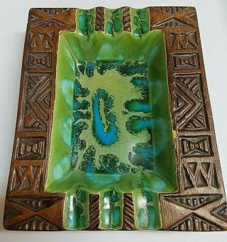Vintage Treasure Craft Ash Tray Made In Hawaii