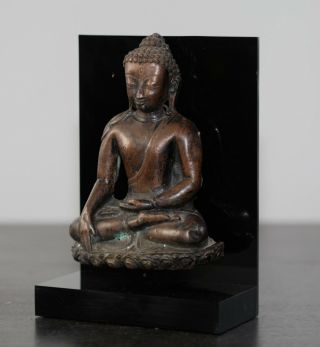 Antique Chinese Tibetan copper bronze Buddha,  18th century,  Qing Dynasty.  RARE 2