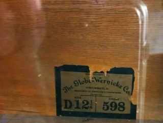 ANTIQUE GLOBE WERNICKE LAWYERS BARRISTER BOOKCASE 2 STACK MODEL 598 3