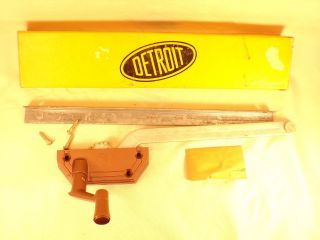1 Vintage Detroit Casement Window Operator Hardware Arm Crank Deco Modern