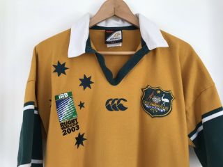 Vintage 90s Wallabies Rugby Union RWC Jersey Shirt Made By Canterbury Sz Large 2
