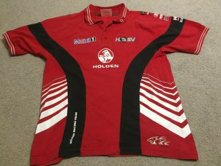 Holden Racing Team V8 Supercars Polo Small HRT Vintage 2004 Unknown Signature 2