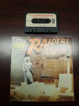 Raiders Of The Lost Ark 24 Page Read - Along Picture Book & Cassette Tape Vintage