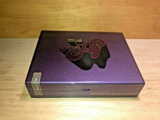 Oscar Valladares Fly Wood Cigar Laquer Enamel Craft Jewelry Box 9 " X7 " X2 "