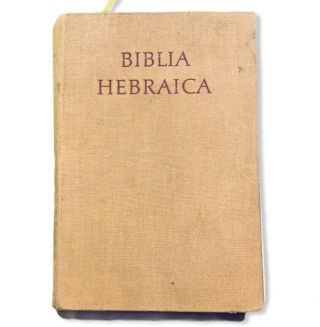 Vintage Biblia Hebraica Stuttgartensia Hebrew Bible Germany Kittel Kahle