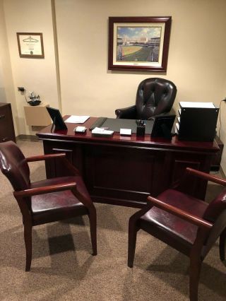 Executive Desk—cherry Wood