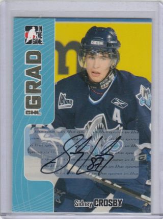 2005 - 06 Itg Heroes And Prospects Autograph Series Ii Sidney Crosby Sp