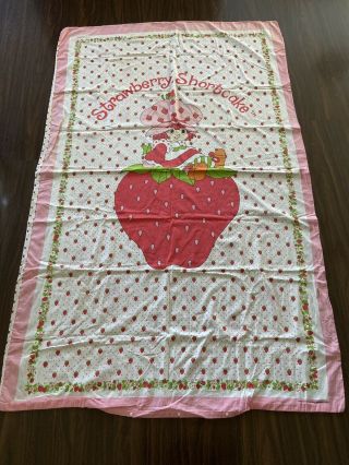 Vintage Strawberry Shortcake Doona Cover Only For Single Bed
