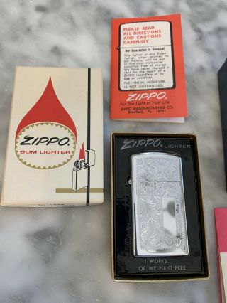 Vintage Lighters Zippo Slim Lighter No.  1625 H.  P.  Diagonal & JJJ Butane Jaymatic 2