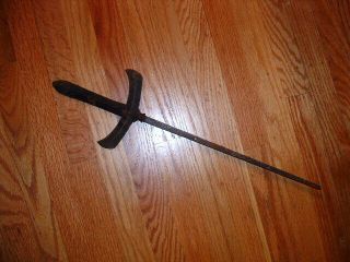 [s904] Japanese Samurai Sword: Kunishige Jumonji Yari Spear Blade
