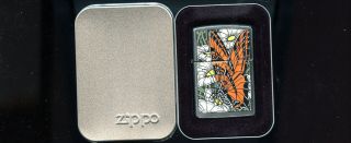 Zippo Lighter Butterfly 1996 Barrett Smythe Z95