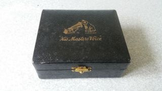 Vintage Gramophone Soundbox Empty Box - Hmv - His Masters Voice
