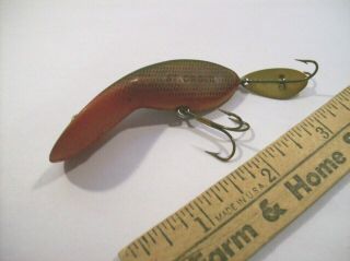 Rare Vintage St.  Croix " Snipe " Red / Black Scale Crankbait Fishing Lure