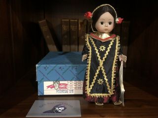Vintage Madame Alexander International Doll 7.  5” Indonesia 579 W/ Box,  Tag
