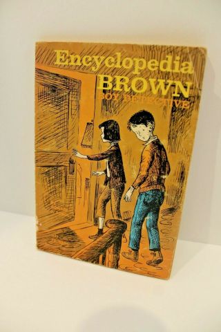 Vintage Encyclopedia Brown Boy Detective Paperback 1970 Scholastic