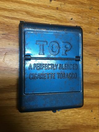 Vintage Tops Blue Metal Cigarette Rolling Machine 2