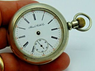 Vintage Antique 18 Size Illinois Grade 79 17 Jewel Pocket Watch For Repair @1905