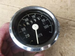 Cz 0 - 100 Mph Speedometer Vintage To Restore Or Rebuild 25