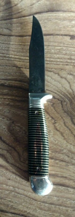 Vintage Imperial Fixed Blade Knife Made In The Usa.