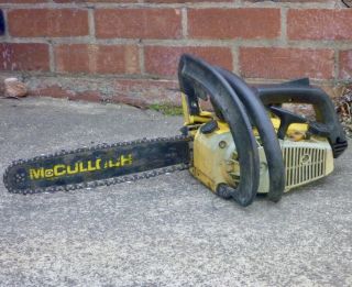 Mcculloch Power Mac 320 Vintage Chainsaw Two Stroke Old Engine Motor Lawnmower 3