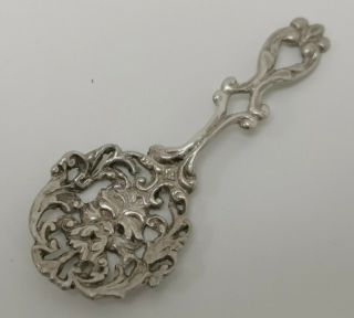 Vintage 1896 Stokes & Ireland Solid Sterling Silver Lion Head Collectors Spoon