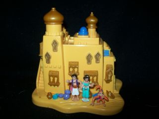 Euc 100 Vintage Disney Polly Pocket Aladdin Agrabah Marketplace 1995