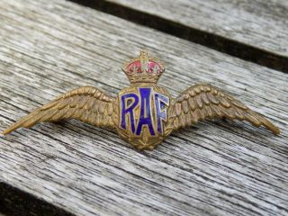 Vintage Ww2 Raf Royal Air Force Enamel 