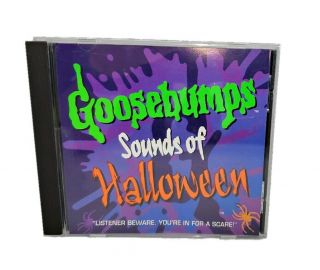 Vintage 90’s Goosebumps " Sounds Of Halloween " Cd Classic 1996 Sound Effects